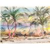 Image 1 : Marshall Goodman, Palm Trees, Watercolor Painting
