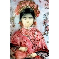 Edna Hibel, Little Empress, Lithograph