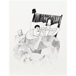 Al Hirschfeld, Laurel and Hardy - Sweet Dreams, Lithograph