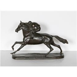 John Skeaping, Horse and Rider, Bronze Sculpture