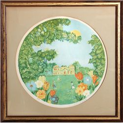 Judith Bledsoe, French Chateau, Lithograph