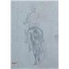 Image 1 : EDGAR DEGAS (1834-1917) Piquer à cheval stamped with signature "Degas" (Lugt 658; lower left) pen...