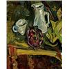 Image 1 : CHAIM SOUTINE (1894-1943) Nature morte au chou rouge signed "Soutine" (lower right) oil on board ...