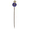 Image 1 : Royal Tiepin Monogrammed ''A'' With Royal Coronet in Openwork Metal