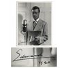 Image 1 : King Edward VIII Signed 8'' x 10'' Photo of His Famous Abdication Radio Broadcast