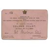 Image 1 : Rare Admission Ticket to the Royal Wedding of King George V & Queen Mary of Teck, as Young Duke & Du