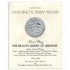 Tony Award Nomination for ''The Beauty Queen of Leenane'' -- For Best Play of 1997-1998