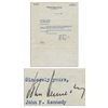 Image 1 : John F. Kennedy Typed Letter Signed From 1954 as a Young Congressman -- With PSA/DNA COA