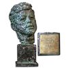 Image 1 : John F. Kennedy Bust Sculpture by Robert Berks -- Presented as an Award Trophy in 1965