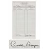 Image 1 : Ronald Reagan Historic Republican Primary Petition Signed -- Reagan Signs This Ohio Petition to Chal