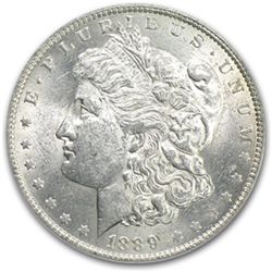 1889-O Brilliant Uncirculated PCGS Stage Coach Silver D