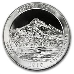 2010 5 oz Silver BU ATB 5-Coin Set in Elegant Display B