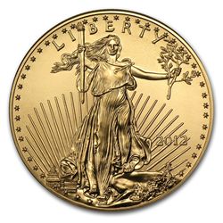 2012 1 oz Gold American Eagle - Brilliant Uncirculated