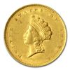 Image 1 : $1 Indian Head Gold - Type 2 - Almost Uncirculated