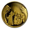 Image 1 : 2008 Israel Parting of the Sea Smallest Gold Coin PF-70