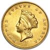 Image 1 : $1 Indian Head Gold - Type 2 - Cleaned
