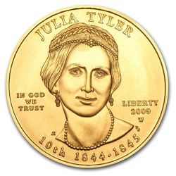 2009-W 1/2 oz Uncirculated Gold Julia Tyler (w/Box &amp