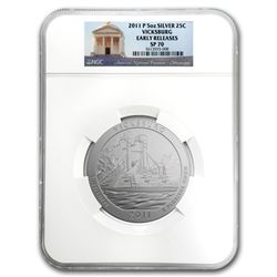 2011-P 5 oz Silver ATB Vicksburg SP-70 Early Release -