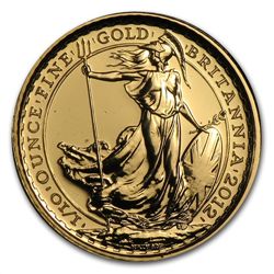 2012 1/10 oz Gold Britannia - 25th Anniversary