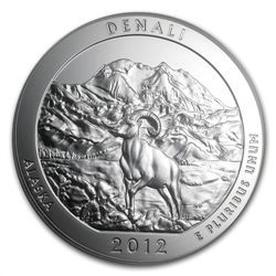 2012 5 oz Silver ATB - Denali MS-69 DMPL First Strike P
