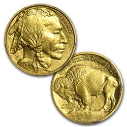 2008-W 1/10 oz Gold Buffalo MS-70 PCGS (Black Diamond)
