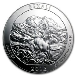 2012 5 oz Silver ATB - Denali MS-69 DMPL FS PCGS Edmund