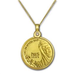 Israel Leah Gold Necklace - AGW 0.0729 oz