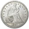 Image 1 : 1847 Liberty Seated Dollar - Extra Fine