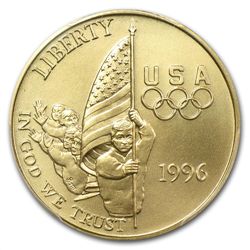 1996-W Flag Bearer - $5 Gold Commem - MS-70 PCGS (Regis