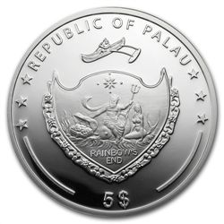 Palau 2013 Silver $5 Marine Life Protection - Secrets o