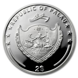 Palau 2011 Silver $2 World of Insects -Bombus Latreille