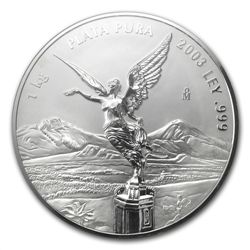 2003 32.15 oz Kilo Silver Libertad PL-68 NGC
