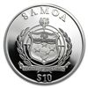 Image 1 : Samoa 2010 Proof Silver Swarovski $10 Flying Fox