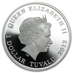 2012 1 oz Proof Silver Funnel Web Spider - Deadly and D