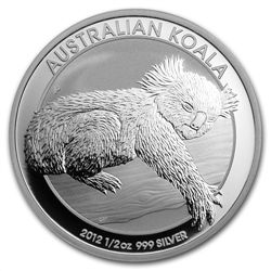 2012 1/2 oz Silver Australian Koala