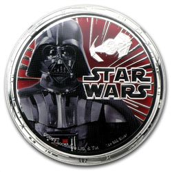 2011 Star Wars 1oz Silver PF-70 UCAM NGC - Darth Vader