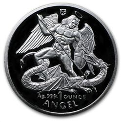 Isle of Man 1995 1 Oz. Silver Proof Angel Coin