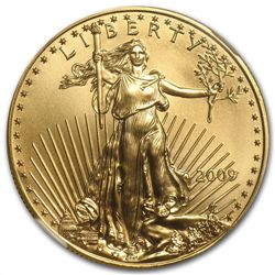 2009 1 oz Gold American Eagle MS-70 NGC (Early Releases