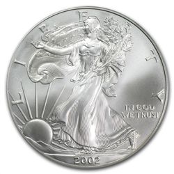 2002 Silver American Eagle - MS-70 PCGS - Registry Set