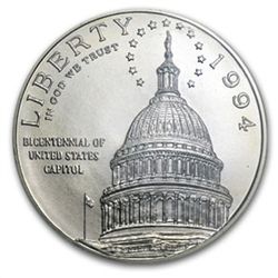 1994-D Capitol $1 Silver Commemorative - MS-69 NGC