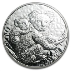 2008 1 oz Silver Australian Koala - Gem BU NGC 1st of 8
