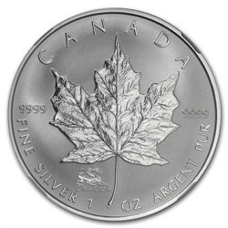 2000 1 oz Silver Canadian Maple Leaf Dragon Privy - SP-