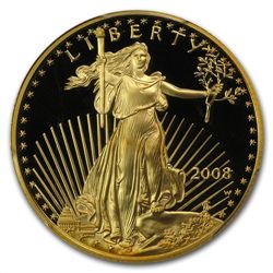 2008-W 1/2 oz Proof Gold American Eagle PR-70 PCGS