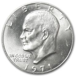 1971-S Eisenhower Silver Dollar MS-66 - PCGS
