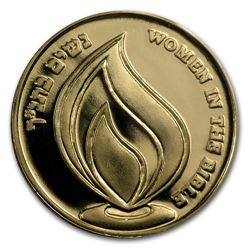 2011 Israel Queen Esther Proof Gold Medal AGW .188 oz