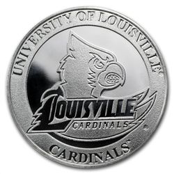 1 oz University of Louisville Silver Round .999 Fine