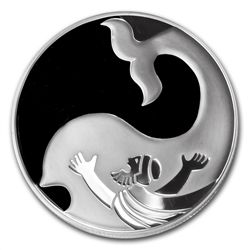 Israel Biblical Art Series 1 NIS Silver 3-Coin Set