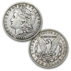 1878-1904 Morgan Silver Dollars 100-Coin Bag (VG - VF)