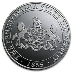 1 oz Pennsylvania State University Silver Round .999 Fi