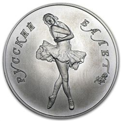 1 oz Russian Palladium Ballerina (Random Year)